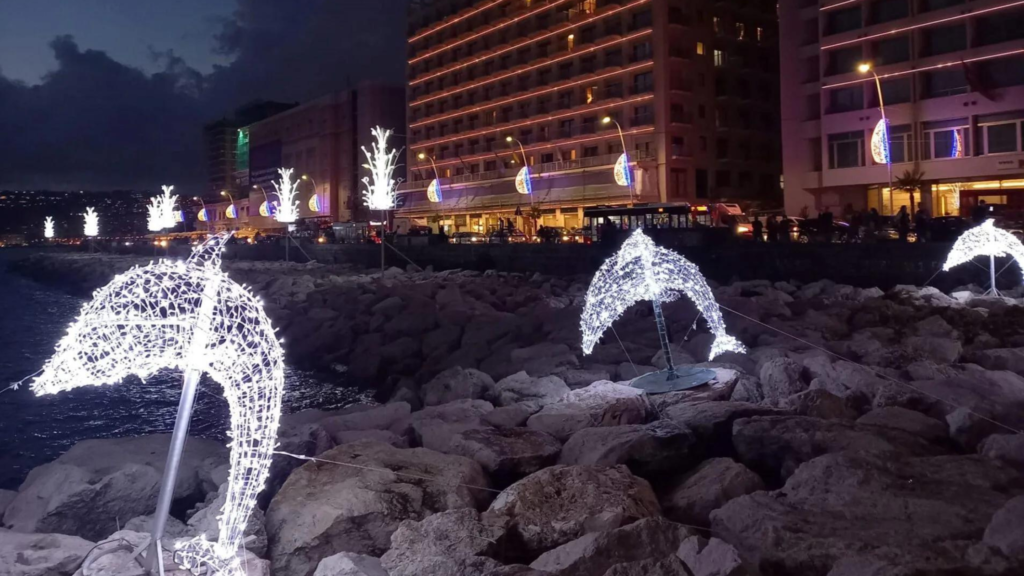 Natale 2023 a Napoli - Luminarie sul lungomare